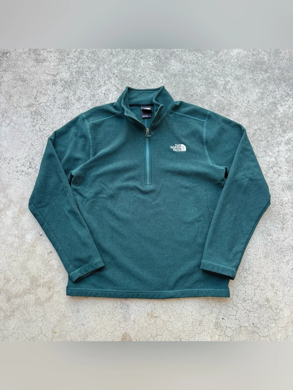 The North Face Quarter Zip Fleece Pullover Sweater Size Large